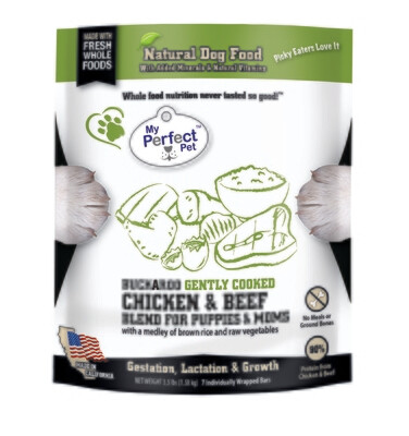 My Perfect Pet Dog Buckaroo Gently Cooked Chicken &amp; Beef 4#