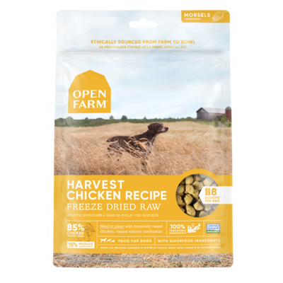 Open Farm Dog Harvest Freeze Dried Chicken Recipe 3.5oz