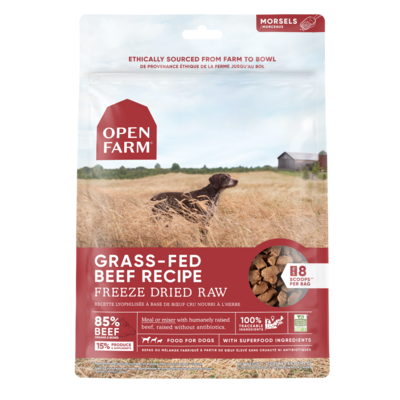 Open Farm Dog Freeze Dried Grass Fed Beef Recipe 3.5oz
