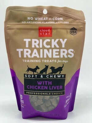Cloudstar Tricky Trainer Soft &amp; Chewy with Chicken Liver 12oz