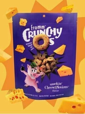 Fromm Crunchy O&#39;s Smokin Cheese Plosions 6.oz