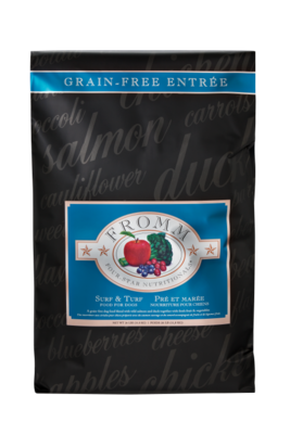 Fromm Four-Star Surf &amp; Turf Grain-Free Dry Dog Food - 4 Pound