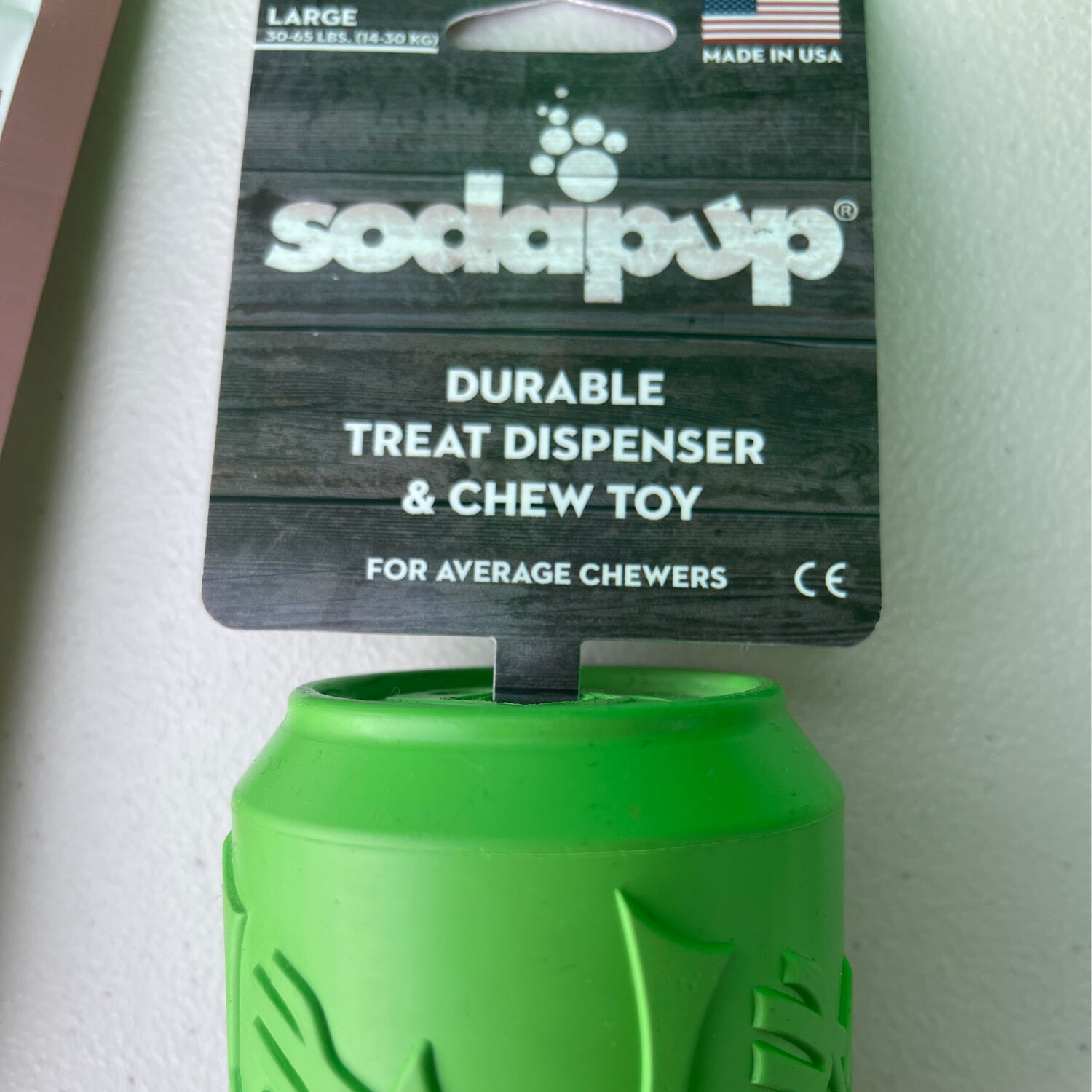 Sodapup Durable Treat Dispenser and Chew Toy