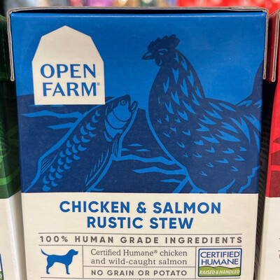 Open Farm Dog Chicken &amp; Salmon Rustic Stew 12.5oz