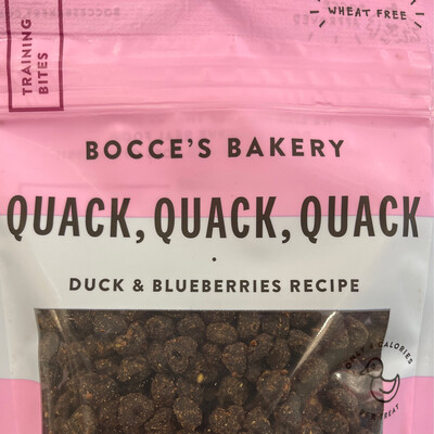 Bocce&#39;s Bakery Everyday Quack - Quack - Quack Duck &amp; Blueberries Recipe Soft &amp; Chewy Dog Treats - 6 oz.