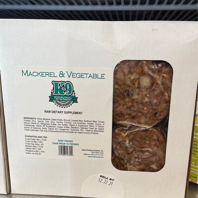 K9 Kraving Mackarel &amp; Vegetable Box