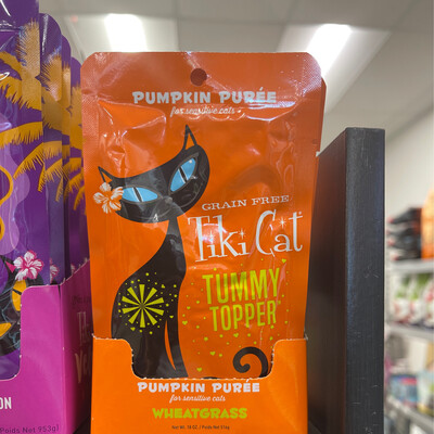 Tiki Cat Tummy Topper Pumpkin &amp; Wheatgrass 1.5 oz Pouches