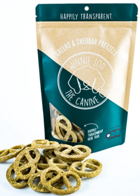Winnie Lou Greens &amp; Cheddar Pretzels