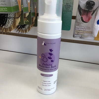 Kin &amp; Kind Soothing Lavender Waterless Bath Cleansing Foam 8oz
