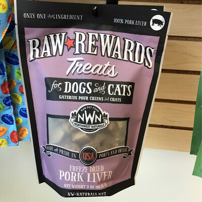 Northwest Naturals Freeze-Dried Pork Liver Treats 3oz