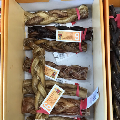 Barking Buddha 6&quot; Braided Bully Stick