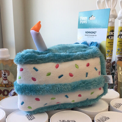Zippy Paws Nomnomz Cake Slice Blue