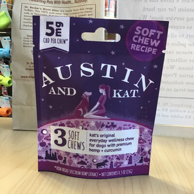 Austin &amp; Kat: 5mg CBD Peanut Butter &amp; Apple Travel Size
