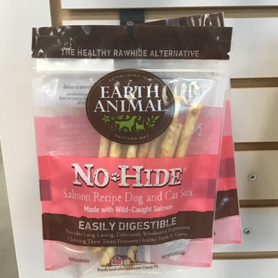 Earth Animal No Hide Salmon Recipe Stix 10ct