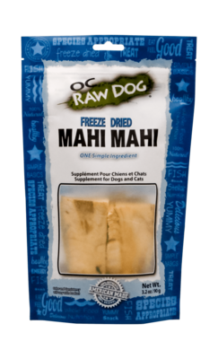 OC Raw Dog Freeze Dried Mahi Mahi Treats 3.2oz