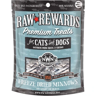 Northwest Naturals Freeze-Dried Minnow Treats 1oz