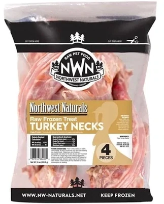 Northwest Naturals Frozen Turkey Necks 4ct