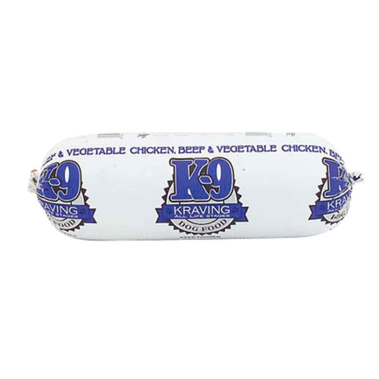 K9 Kraving Chicken, Beef &amp; Vegetable 5lb Chubs (6 x 5# Chubs)