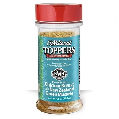 Northwest Naturals Functional Freeze-Dried Toppers - Chicken Breast w/ Green Mussels 4.5oz