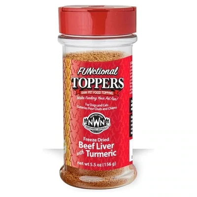 Northwest Naturals Functional Freeze-Dried Toppers - Beef Liver w/ Turmeric 5.5oz