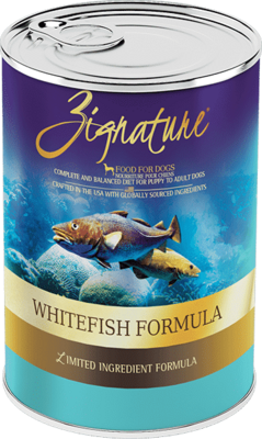 ZIGNATURE WHITEFISH FORMULA DOG FOOD
