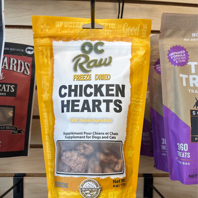 OC Raw Dog Freeze Dried Chicken Pieces 4oz