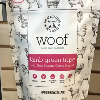 Woof New Zealand Lamb Green Tripe 1.4oz