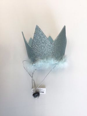 H&amp;K Party Crowns with SnugFit  Blue LARGE