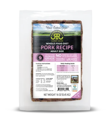 Raised Right Dog Original Pork Recipe 16oz