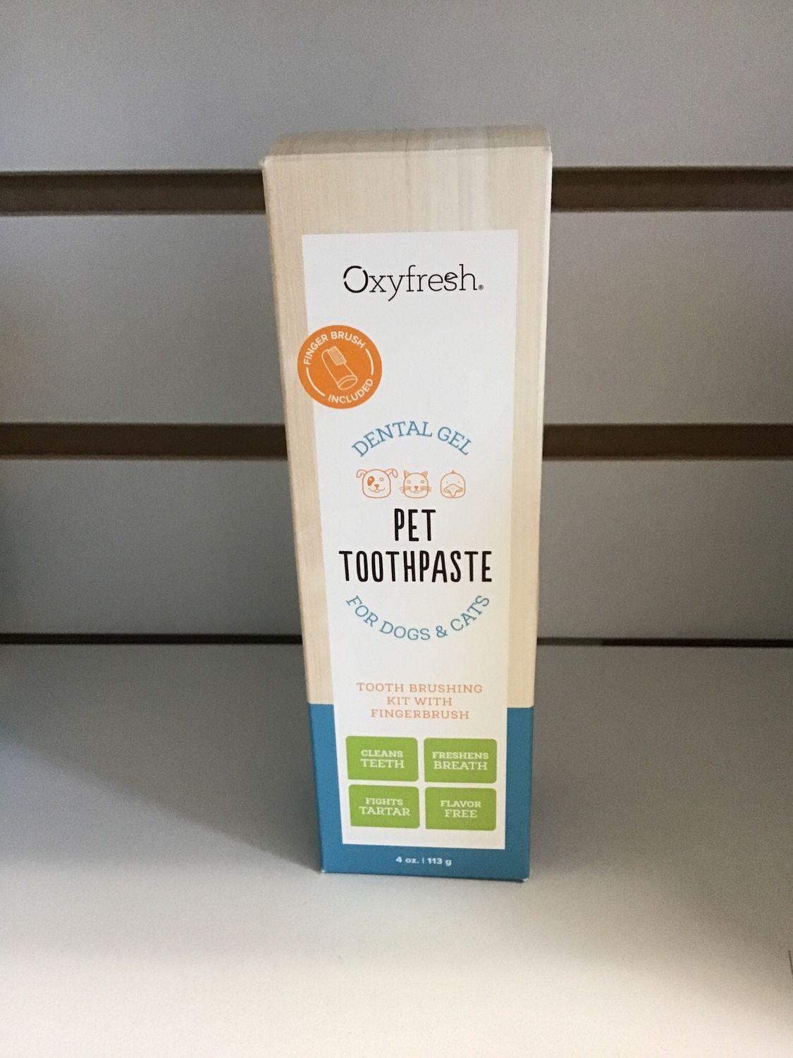 Oxyfresh Toothpaste 4oz Fingerbrush Kit