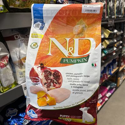Farmina N&amp;D Pumpkin Chicken &amp; Pomegranate Puppy Mini 5.5lbs