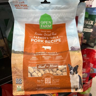 Open Farm  Freeze Dried Raw Pork 22oz