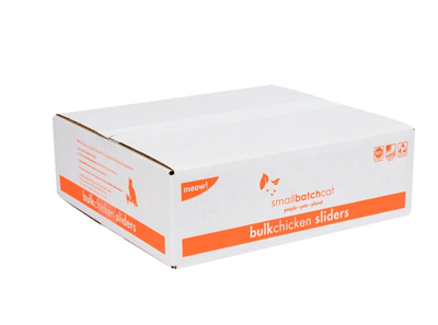 Small Batch Cat Frozen Chicken Sliders Bulk 9#