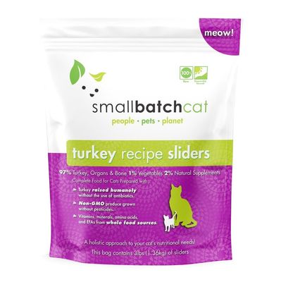 Small Batch Cat Frozen Turkey Sliders 3#