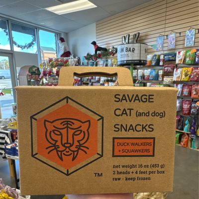 Savage Dog Cat Duck Head &amp; Feet 4pk