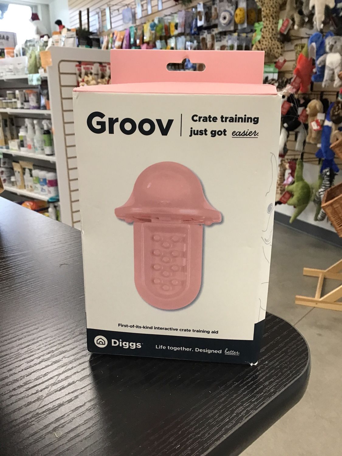 Diggs Groov Crate Training Aid Pink