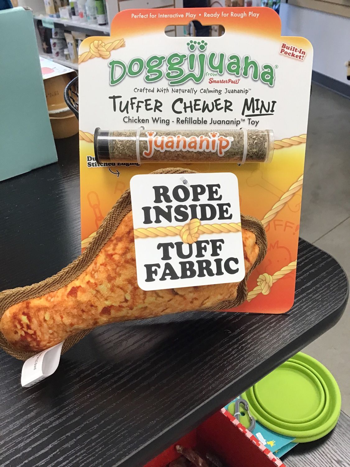 Doggijuana Toy - Tuffer Chewer Mini Chicken Wing