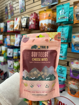 Yak-9 Softeese Cheese Bites: Spirulina, Mint &amp; Flaxseed