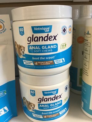 Glandex Anal Gland Support Chews Peanut Butter 60ct