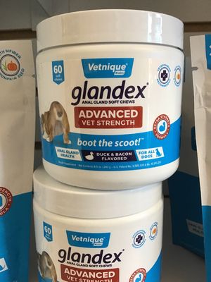 Glandex Anal Gland Support Chews Duck &amp; Bacon 60ct