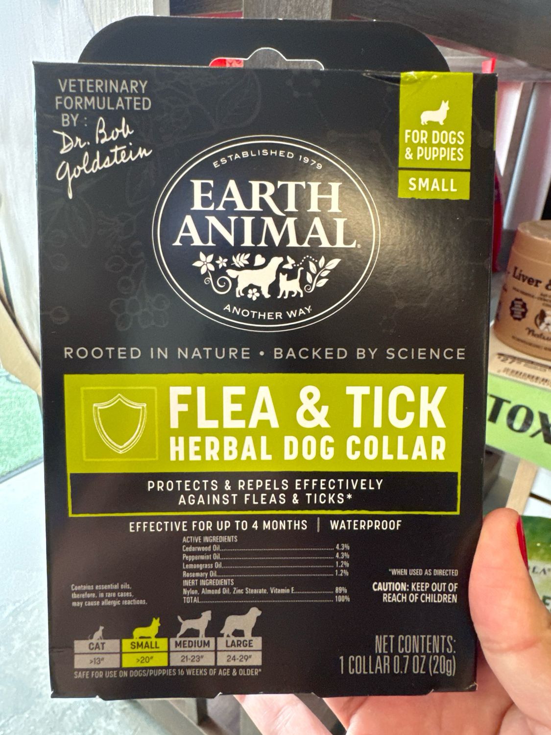 Dr. Bob Goldstein’s Nature’s Protection Flea And Tick Collar SMALL