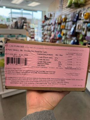 Solutions - Frozen Cat Pork Sliders 3lb