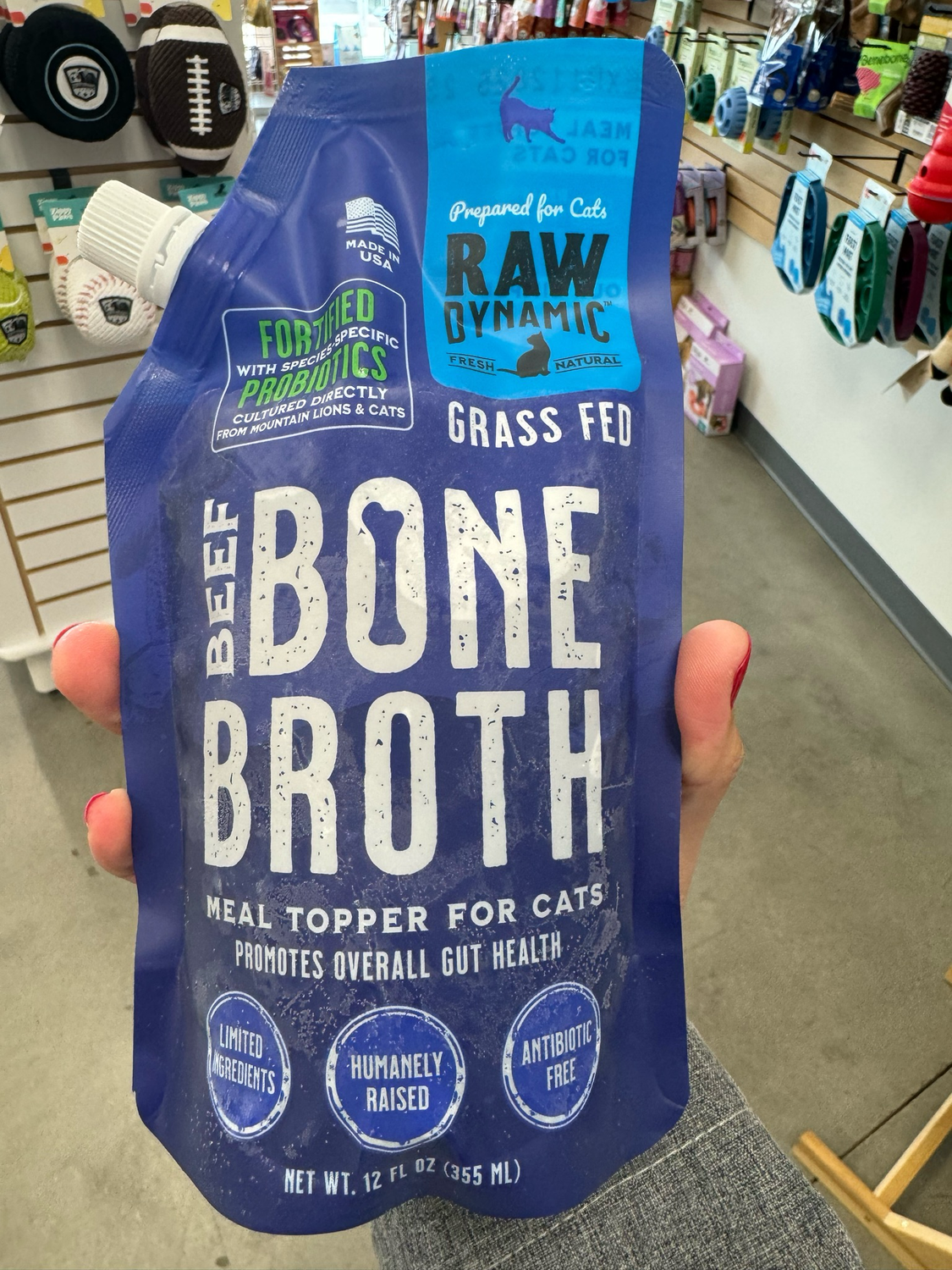 Raw Dynamic Cat Beef Bone Broth