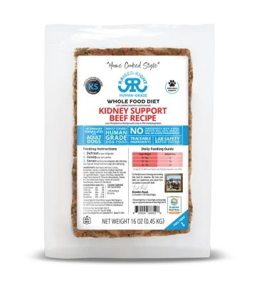 Raised Right Kidney Support Beef Adult Dog Recipe 16oz