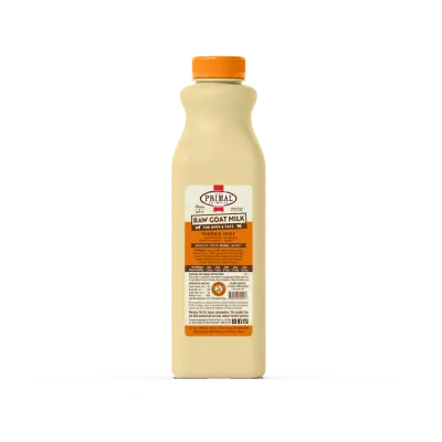 Primal Raw Goat Milk Pumpkin Spice Frozen Dog &amp; Cat Food  - 32 oz.