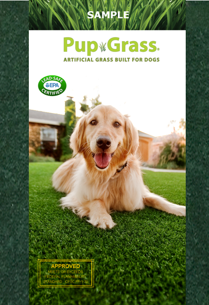 8" x 11 Pup-Grass Sample