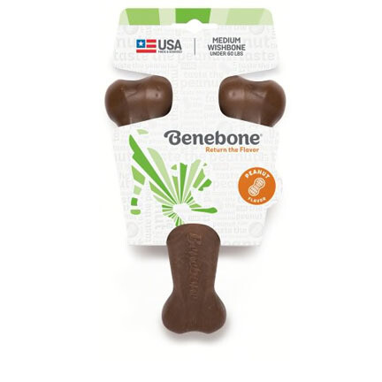 Benebone Wishbone Medium Peanut