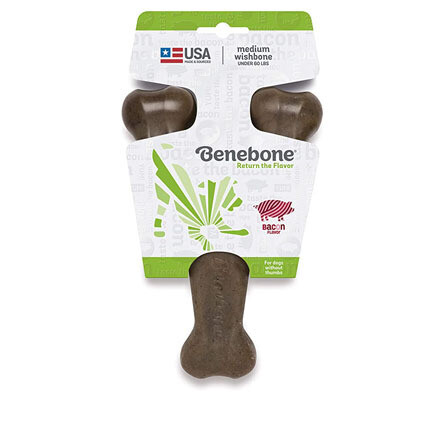 Benebone Wishbone Medium Bacon