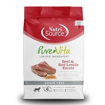 PureVita Dog GF Beef Lentil 25#