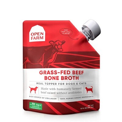 Open Farm Bone Broth Beef 12oz